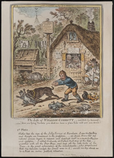 La vita di William Cobbett, scritta da lui stesso da James Gillray